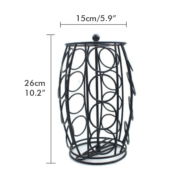 K-kuppi Karuselli Metalli Karuselli Pidike Järjestäjä Kahvikapseli Pidike Kotiin Toimistoon