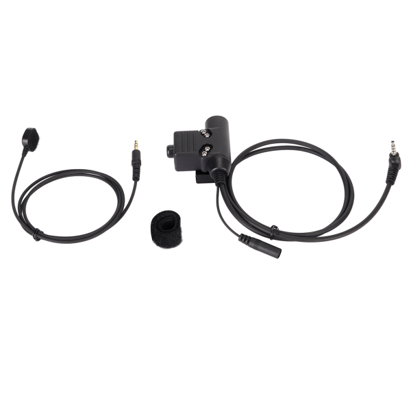 Walkie Talkie Headset-kontakt U94 Handhållen mikrofonadapter PTT 2-vägs radioheadsetadapter för Vertex VX-3R