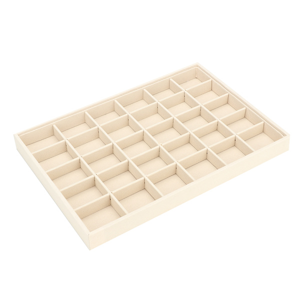 Smykker Display Opbevaringsæske Armbånd Halskæde Ørering Container Organizer (30 Grids Bakke)