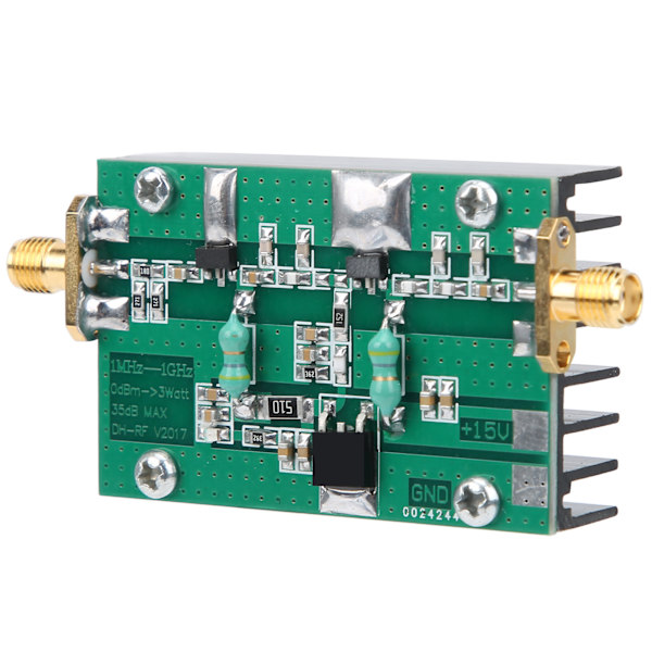 RF effektforstærkermodul HF FM VHF UHF FM-sender Bredbånd 1MHz-1000MHZ 3W
