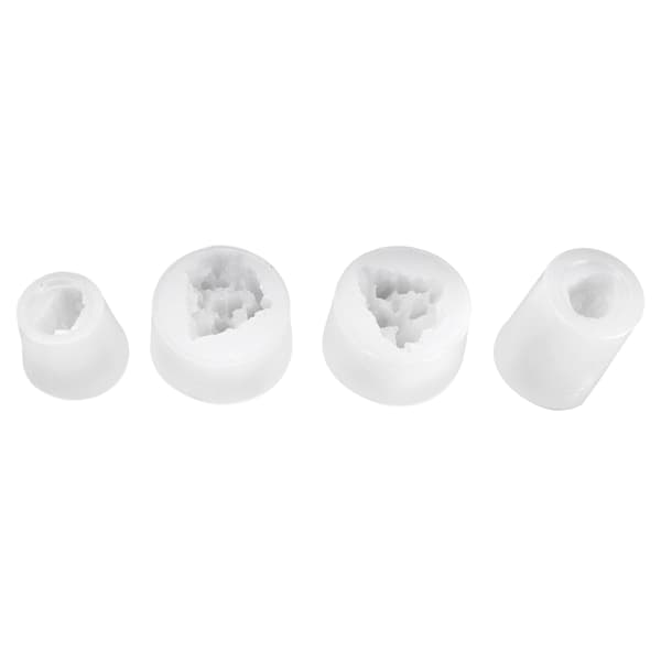4 stk. silikoneforme stenhaveformer epoxyharpiks dråbelim DIY dekorationsforme