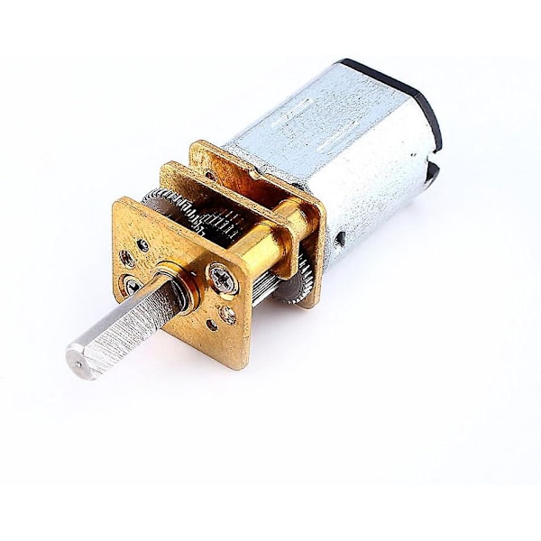 DC 6/12V Mini Speed Reduction Motor with N20 Metal Gearbox - Ideal for RC Cars, Robot Models, DIY Motor Toys (6V, 200RPM)