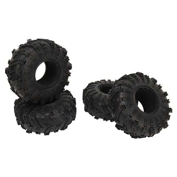 4 st RC-bildäck 2,2 tum gummi enastående grepp stark dämpning RC Crawler-däck för 1/10 fjärrkontroll Crawler