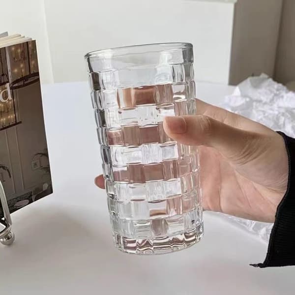 400 ml husholdningspreget glasskopp for juice, kaffe, kalde drikker