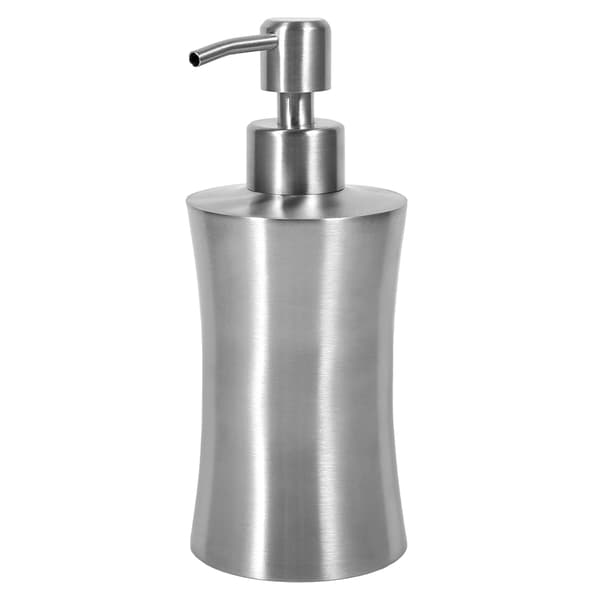 304 Rustfrit Stål Badeværelse Brusepumpe Lotion Dispenser Væskeflaske (400ml)