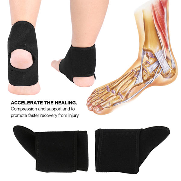 2st fotledsstöd Varm fotledsstöd Fotskydd Vrickningsskada Wrap Elastiska stabilisatorer för sport
