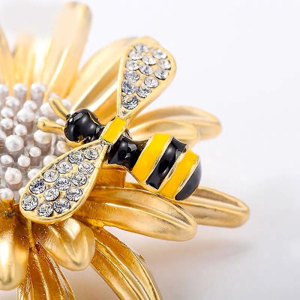 Söt Daisy Pärlbroch - Söt Kvinnlig Corsage Accessoar