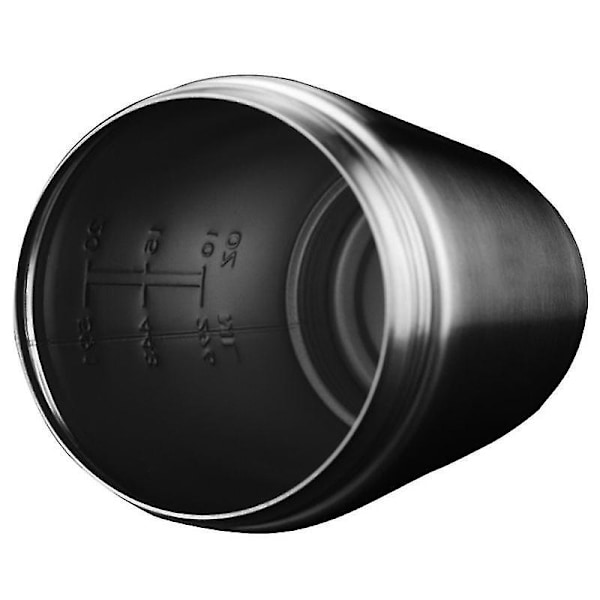 Rustfrit Protein Shaker i rustfrit stål med blandekugle - Fitness Sport Mixer