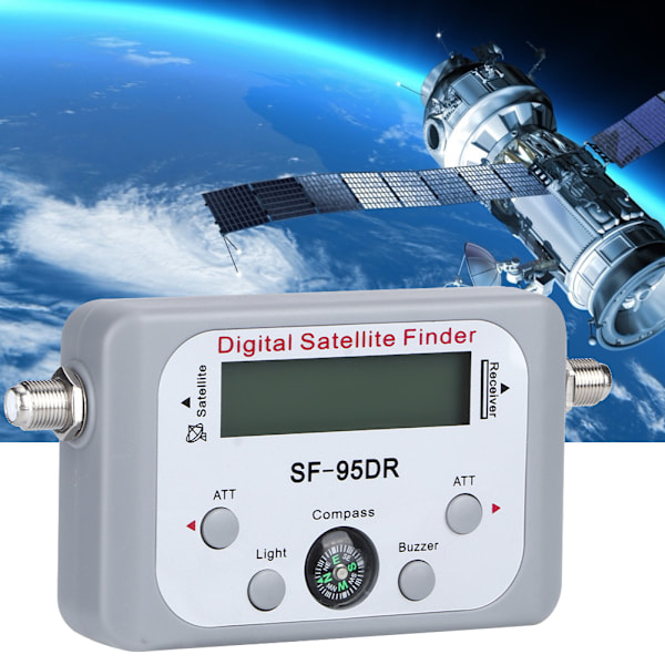 SF-95DR Digital Satellitsignalmätare Finder Instrument Utrustning Stöd för DirecTV