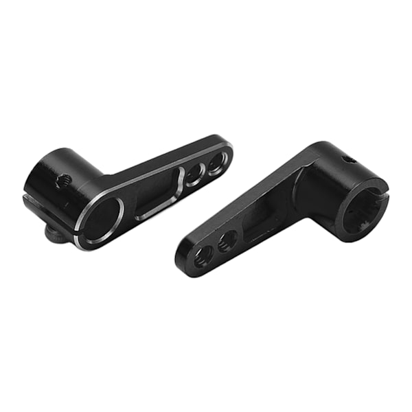 2 stk RC styrearm 25T anodisert behandling Nøyaktig størrelse Stabil ytelse Liten lett servohornarm for RC biler Svart