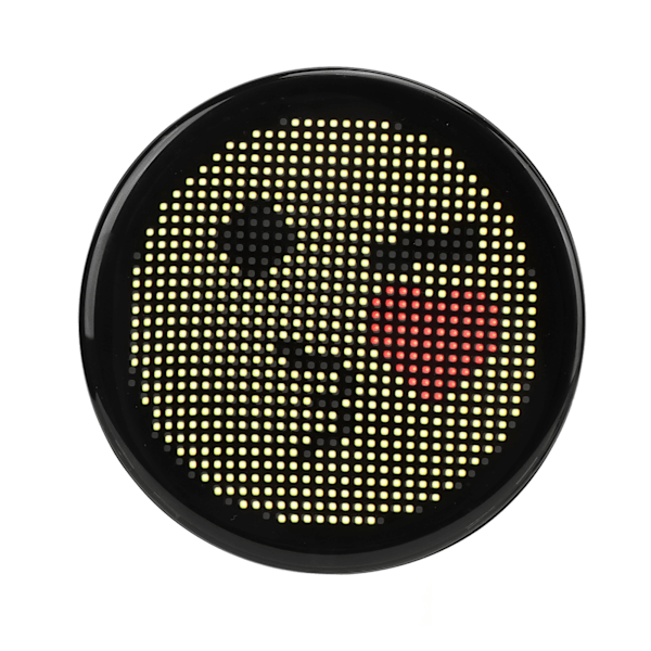 12V LED-skärm för bil med Bluetooth-styrning och fullfärg, interaktiv skärm med 32 x 32 programmerbara LED-lampor