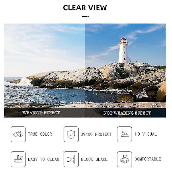 Hjerteformede polariserede solbriller til kvinder - Anti-glare kørebriller6