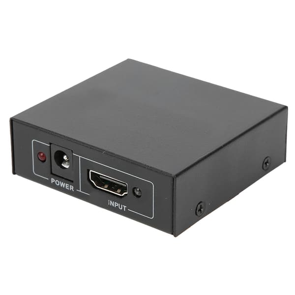 HDMI Splitter High Definition Video Switcher 1 ind 2 ud 100-240V Tilslut lydmodtagelseUS
