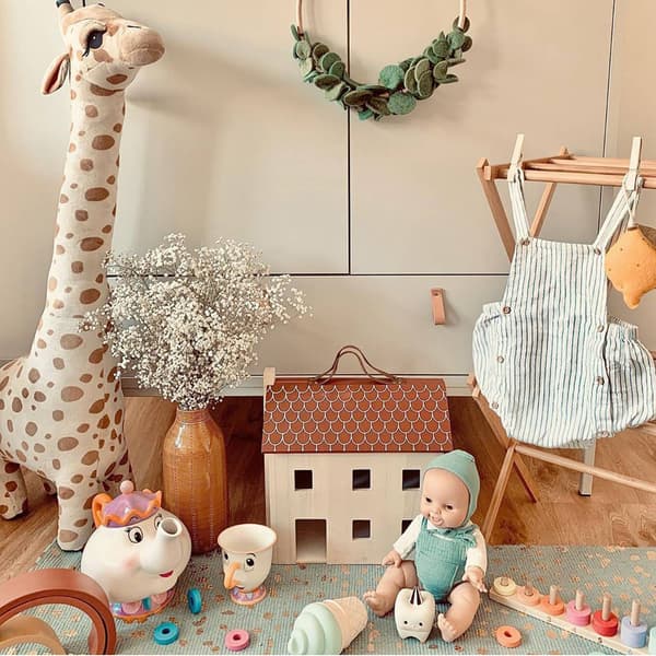 Superblød Stående Girafdukke - 45 cm/17,7 tommer
