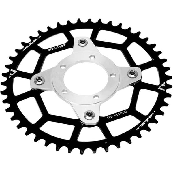 Bafang BBS01 BBS02 Elcykel Kædering Adapter, 46 Tænder, 104BCD, Høj Styrke, Sort