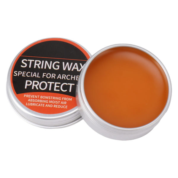 Bue streng voks bueskydning bue streng beskyttende voks til udendørs reducerende friktion forhindrer flosning orange