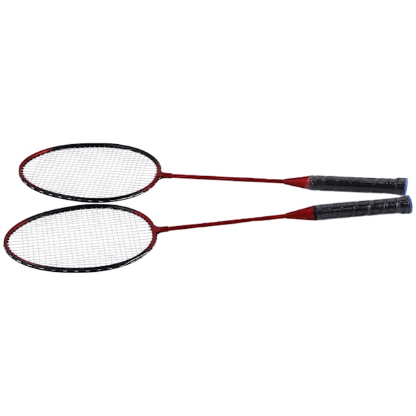 SG8005 Badmintonracketset för 2 spelare, lätta dubbelracketar i fiber för vuxna och barn