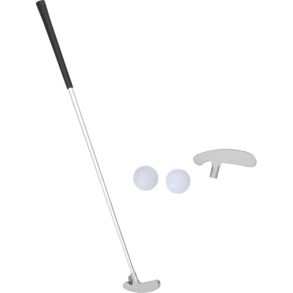 Golfputter i aluminiumlegering for venstre og høyre hånd, utskiftbar 3-delt montering for voksne og barn
