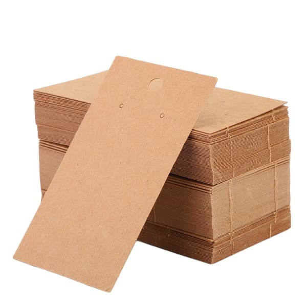 100 stk. 5 x 9 cm DIY Håndværk Smykker Øreringe Ørestikker Hængende Display Kort