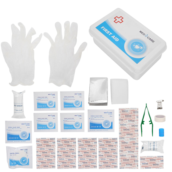 Hard Case Emergency Aid Kit Koti Ulkoleirintä Metsästys Urheilu Vammojen hätähoitovälineet