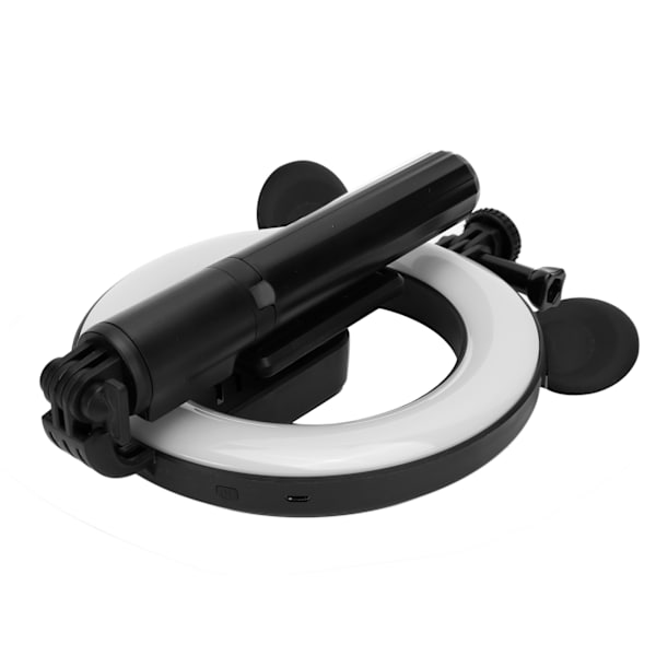 Trådløs Bluetooth Selfie Stick Ring Light Mount Foldbar Tripod Stativ Desktop Selfie Stick