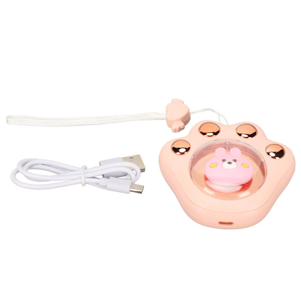 USB Håndvarmer Elektrisk Cartoon Car Claw Oppladbar 3 nivåer Rask oppvarming Håndvarmer Light
