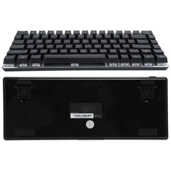 AJAZZ AK33 Mekanisk Tastatur Sort RGB Lys Gaming Desktop Bærbar Computer Tilbehør Blå Switch