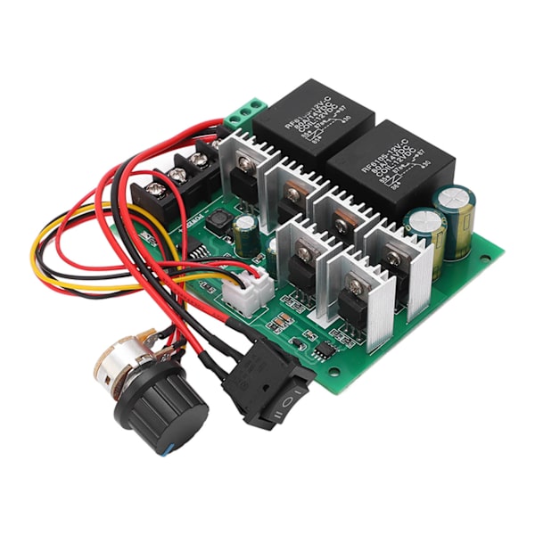 DC-moottorin ohjain Harjan nopeuden säätö Säädettävä CW CCW-kytkin Suuri vääntö 40A 10-50V