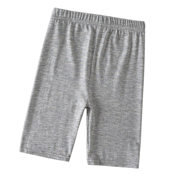 Baby Girl Tight Fit Shorts Undvik exponering Hög elasticitet Tunna småbarn cykelshorts för sommar Grå 110(100‑110cm / 39.4‑43.3in)