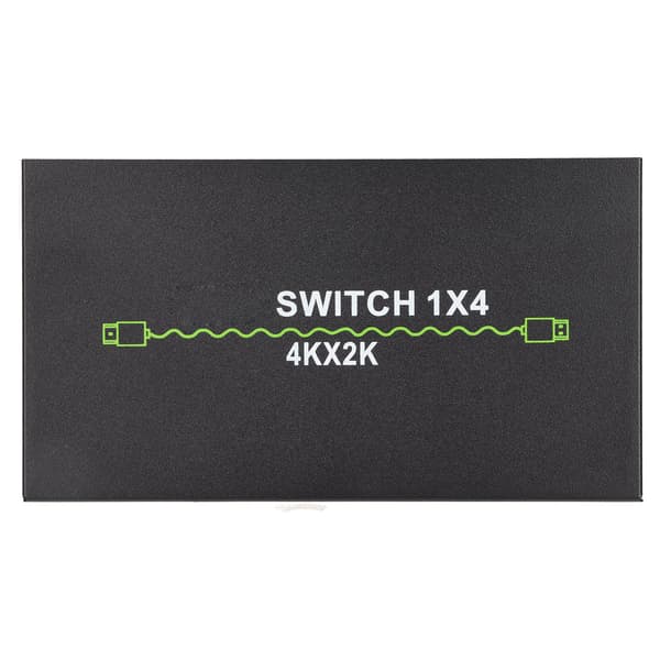 High Definition Multimedia Interface Splitter 4k 1 in 4 ut Stabil Pålitlig Praktisk Datorenhet Spänning 100‑240VAU Plugg