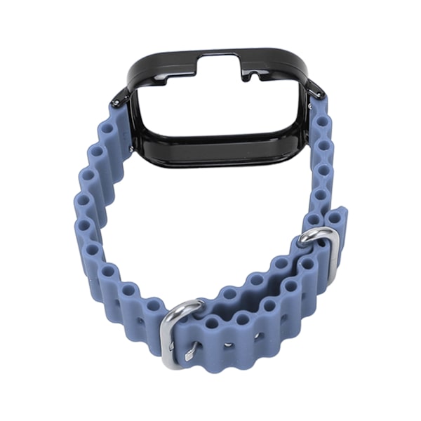 2 i 1 watch Case Silikon Justerbart case för Redmi Watch 3 Purple