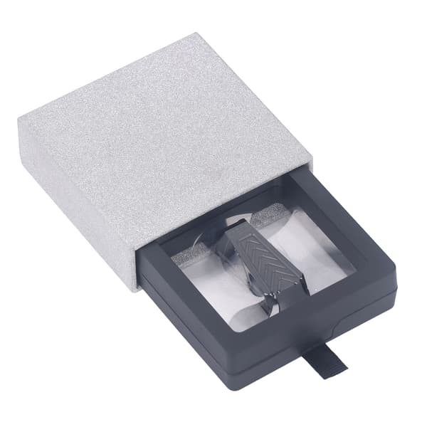 Slider Fidget Legetøj Bærbart Kompakt Rustfrit Stål Ergonomisk Stressaflastende Push Slider til Voksne Sort