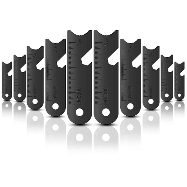 10 kpl Outdoor Flint Scraper Striker Flint Fire Starter retkeilyyn Patikointi Metsästys Hätäselviytymiseen
