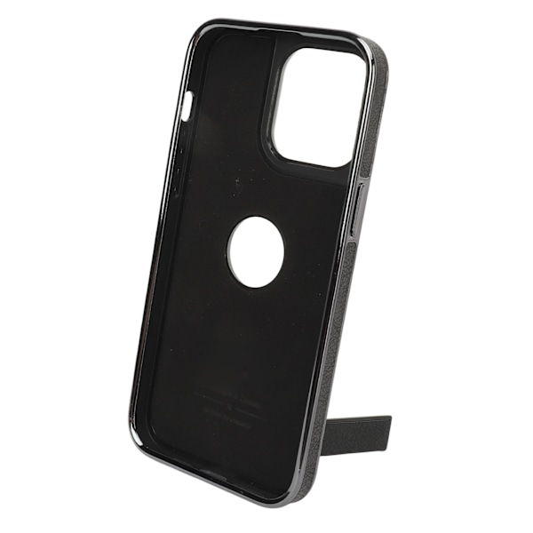 Fodral för IPhone PU Läder Fullt Skydd Stöttålig Slim Mobiltelefon Skal för Män Daglig Användning Svart för IPhone 14