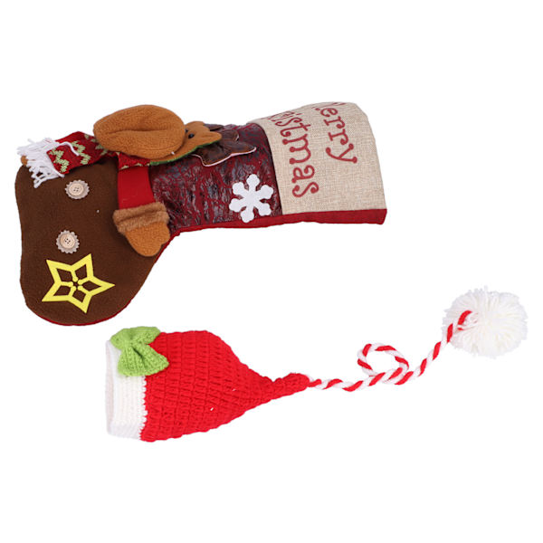 Vastasyntyneen valokuvausmakuupussi Hat Cute Exquisite Baby Infant Christmas Sleeping Bag PropsChristmas Deer