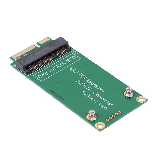 mSATA SSD till SATA Mini PCIE SSD Riser Card Adapter Converter för ASUS Laptop