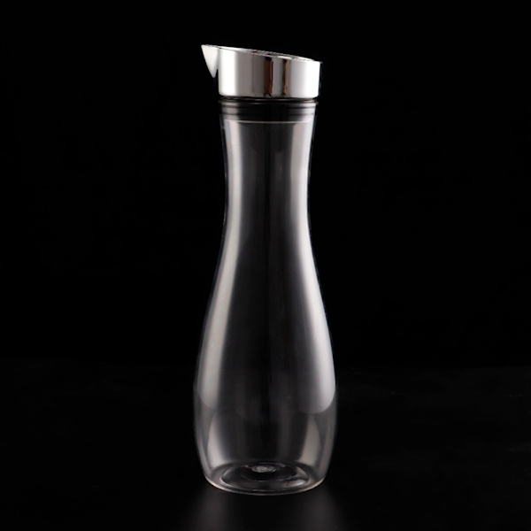 1,2L Akryl Transparent Juice Flaske Vandkande Juice Kande med låg