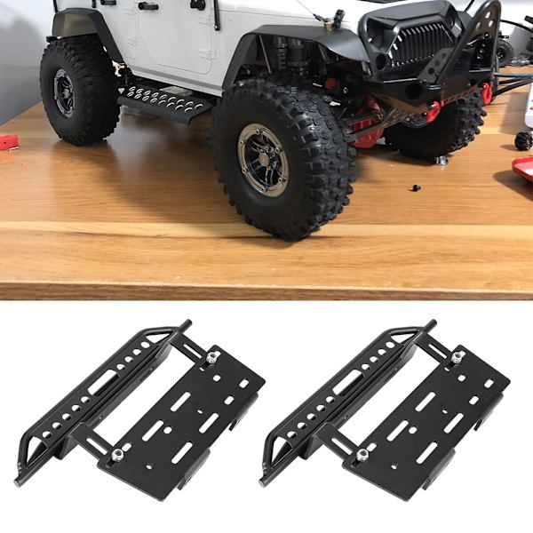 1 par metall sidesteg RC-tilbehør passer til Axial 90046 SCX10 SCX10-ll RC-bil