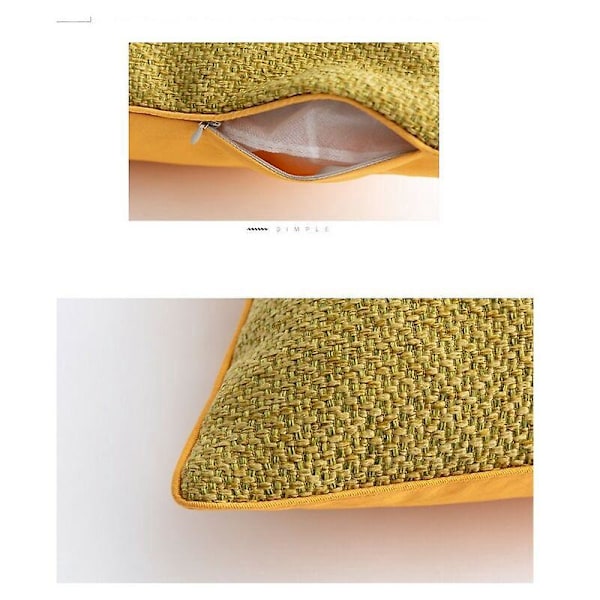 Putetrekk 50 x 50 cm Polyester (Sett med 2) - Blå