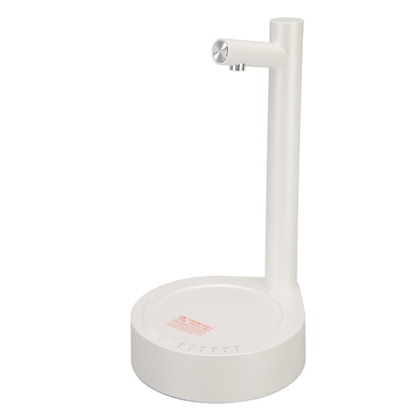5 Gallon Smart Bordplade Vand Dispenser 7 Niveau Kvantitativ USB Opladning Universal Desktop Vandflaske Dispenser Pumpe Hvid