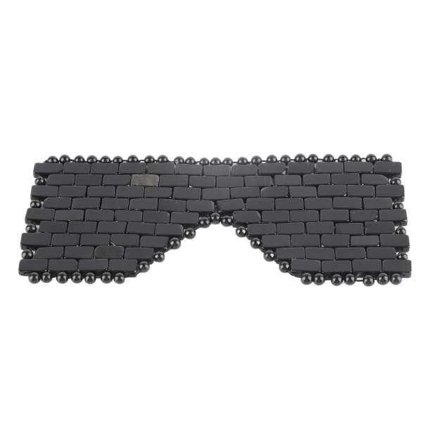 Jade Stone Eye Mask Kylning Sova Ögonmask Kallterapi Ögonbehandling MassagerObsidian