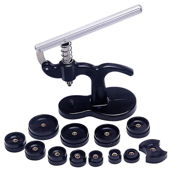 Watch Back Press Tool med 12 format molds för att stänga Watch Back Cases