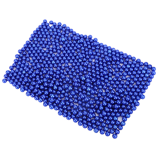 Plastsimulerad pärla gör-det-själv sminkförvaringslåda Case Organizer Dekoration DIY BeadBlue