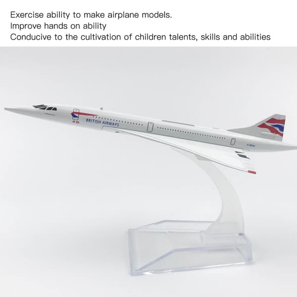 Samlerobjekt Diecast Flymodel i Metal til Børn og Voksne - Perfekt Skrivebordsdekoration