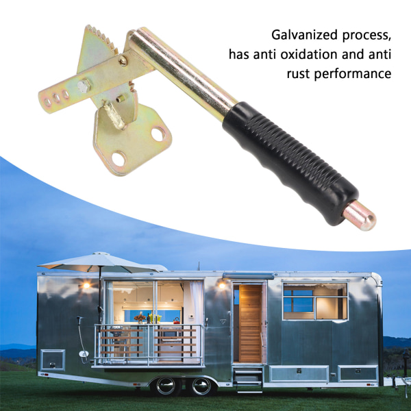 Handbromsspak Handtag Antisladd galvaniserat stål Universal för Trailer RV Caravan