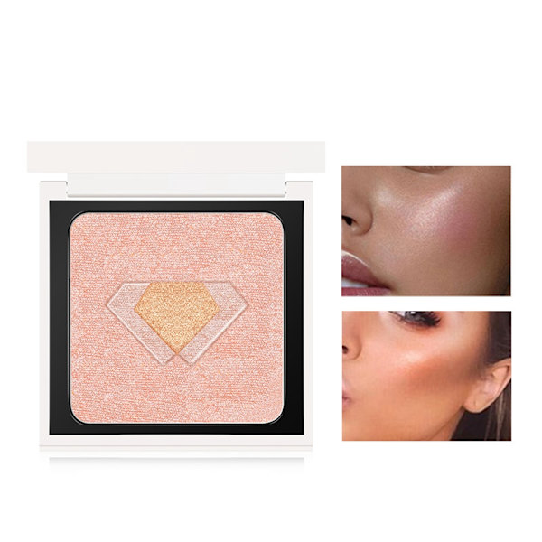 Professionel Highlighter Puder Ansigtskontur Brightener Ansigts Skønhed Makeup Puder#3