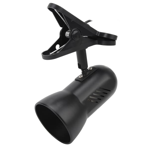 LED Klemmelampe Arbeidslampe 360 Graders Roterbart Hode E27 Bordlampeholder Plug and Play Clip On Leselys EU Plugg 85‑265V