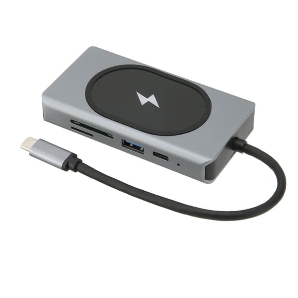 Dockningsstation Typ C till High Definition Multimedia Interface VGA 15W 9 i 1 USB 3.0-hubb
