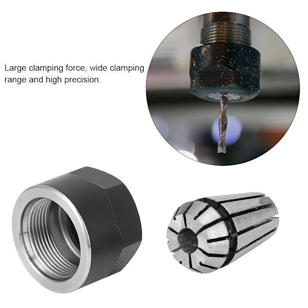 ER11 Chuck Spännnötter Svarvdelar för CNC-fräsning Graveringsmaskin4mm Chuck