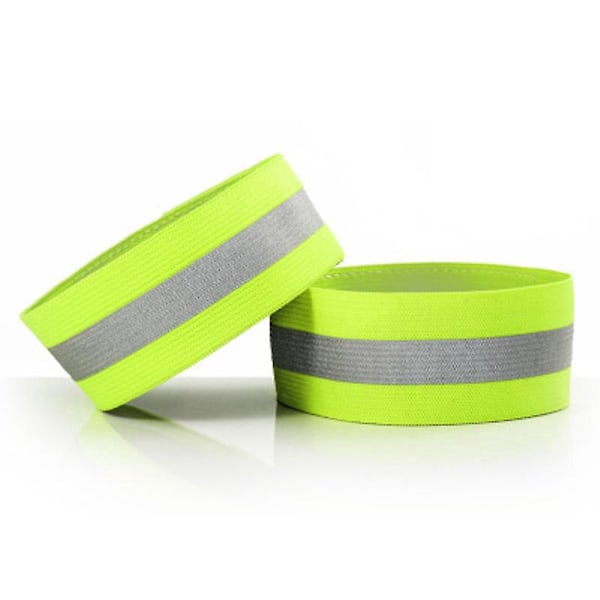 Set med 4 dubbla reflexband för utomhusjogging